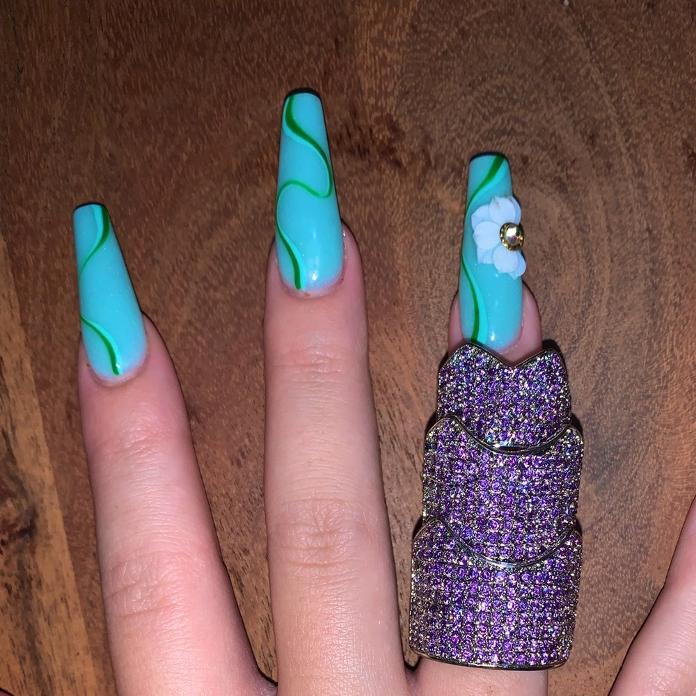 Eddie Borgo Purple 3 tier ring